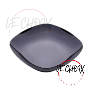 Assiette carrée en melamine