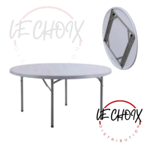 Table pliable ronde